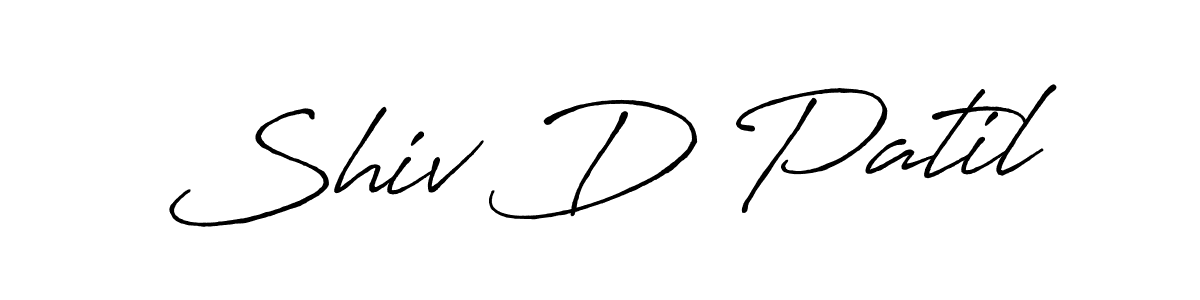 Shiv D Patil stylish signature style. Best Handwritten Sign (Antro_Vectra_Bolder) for my name. Handwritten Signature Collection Ideas for my name Shiv D Patil. Shiv D Patil signature style 7 images and pictures png