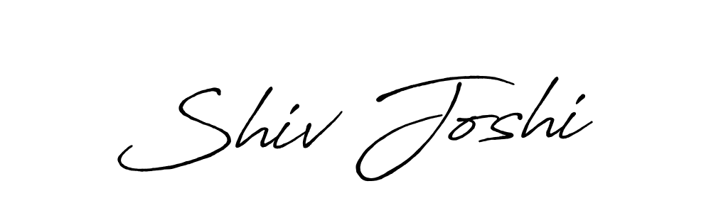 Similarly Antro_Vectra_Bolder is the best handwritten signature design. Signature creator online .You can use it as an online autograph creator for name Shiv Joshi. Shiv Joshi signature style 7 images and pictures png