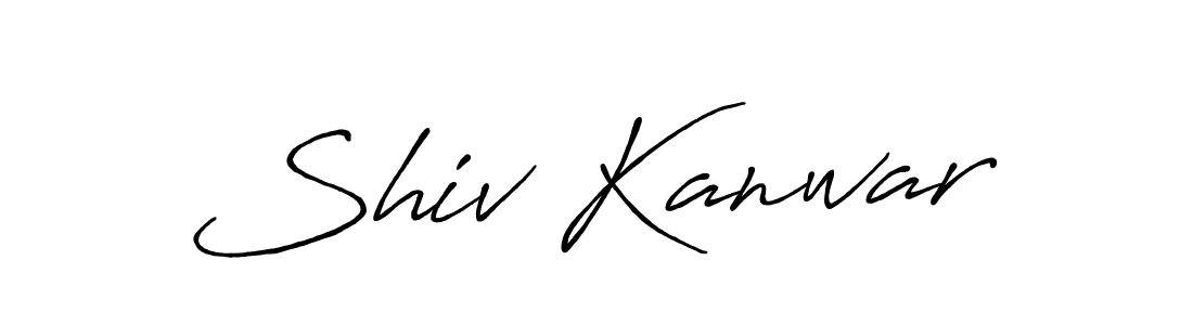 The best way (Antro_Vectra_Bolder) to make a short signature is to pick only two or three words in your name. The name Shiv Kanwar include a total of six letters. For converting this name. Shiv Kanwar signature style 7 images and pictures png