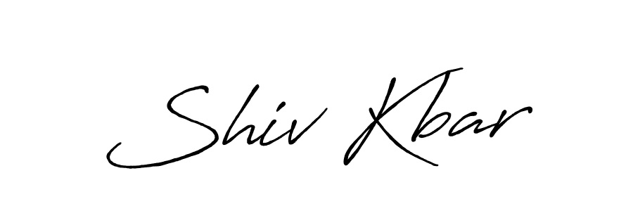 Antro_Vectra_Bolder is a professional signature style that is perfect for those who want to add a touch of class to their signature. It is also a great choice for those who want to make their signature more unique. Get Shiv Kbar name to fancy signature for free. Shiv Kbar signature style 7 images and pictures png