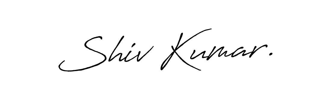 How to make Shiv Kumar. name signature. Use Antro_Vectra_Bolder style for creating short signs online. This is the latest handwritten sign. Shiv Kumar. signature style 7 images and pictures png