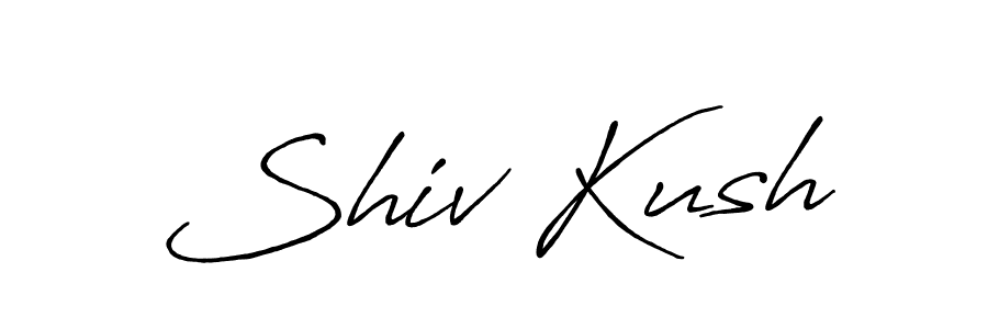 Similarly Antro_Vectra_Bolder is the best handwritten signature design. Signature creator online .You can use it as an online autograph creator for name Shiv Kush. Shiv Kush signature style 7 images and pictures png