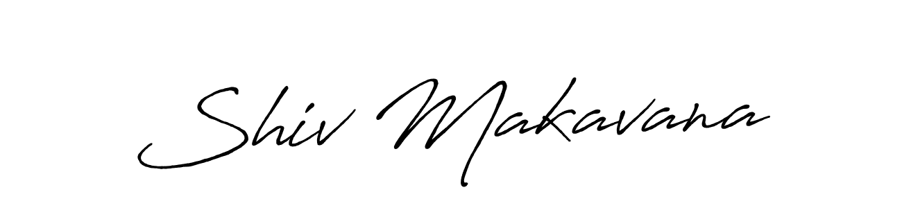 The best way (Antro_Vectra_Bolder) to make a short signature is to pick only two or three words in your name. The name Shiv Makavana include a total of six letters. For converting this name. Shiv Makavana signature style 7 images and pictures png