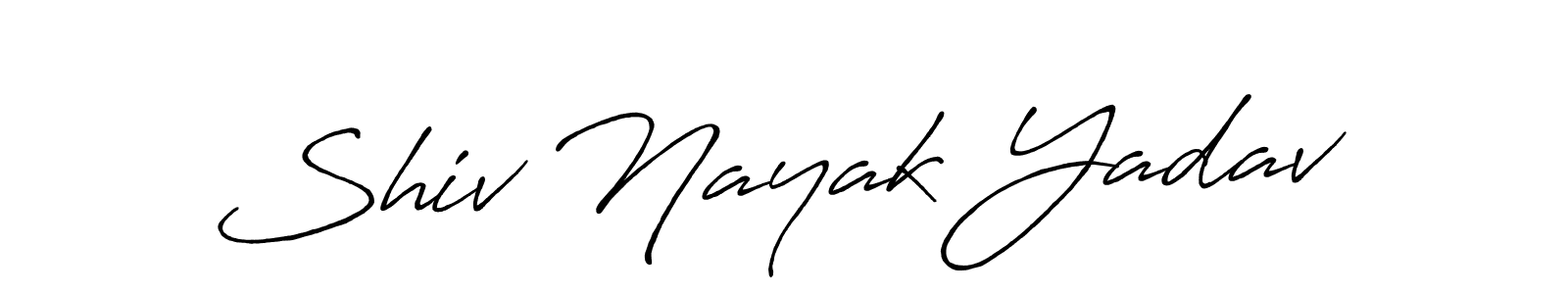 Also we have Shiv Nayak Yadav name is the best signature style. Create professional handwritten signature collection using Antro_Vectra_Bolder autograph style. Shiv Nayak Yadav signature style 7 images and pictures png