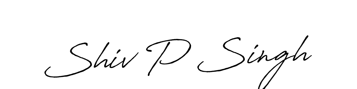 if you are searching for the best signature style for your name Shiv P Singh. so please give up your signature search. here we have designed multiple signature styles  using Antro_Vectra_Bolder. Shiv P Singh signature style 7 images and pictures png