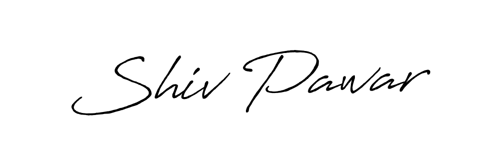 Create a beautiful signature design for name Shiv Pawar. With this signature (Antro_Vectra_Bolder) fonts, you can make a handwritten signature for free. Shiv Pawar signature style 7 images and pictures png