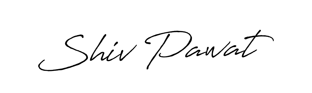 Shiv Pawat stylish signature style. Best Handwritten Sign (Antro_Vectra_Bolder) for my name. Handwritten Signature Collection Ideas for my name Shiv Pawat. Shiv Pawat signature style 7 images and pictures png