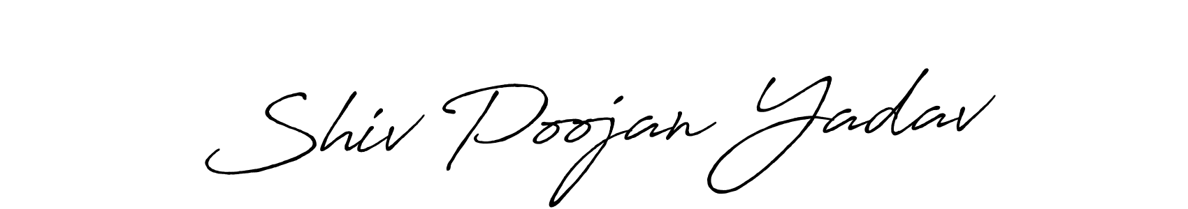 It looks lik you need a new signature style for name Shiv Poojan Yadav. Design unique handwritten (Antro_Vectra_Bolder) signature with our free signature maker in just a few clicks. Shiv Poojan Yadav signature style 7 images and pictures png