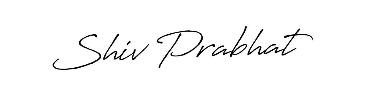 How to make Shiv Prabhat signature? Antro_Vectra_Bolder is a professional autograph style. Create handwritten signature for Shiv Prabhat name. Shiv Prabhat signature style 7 images and pictures png