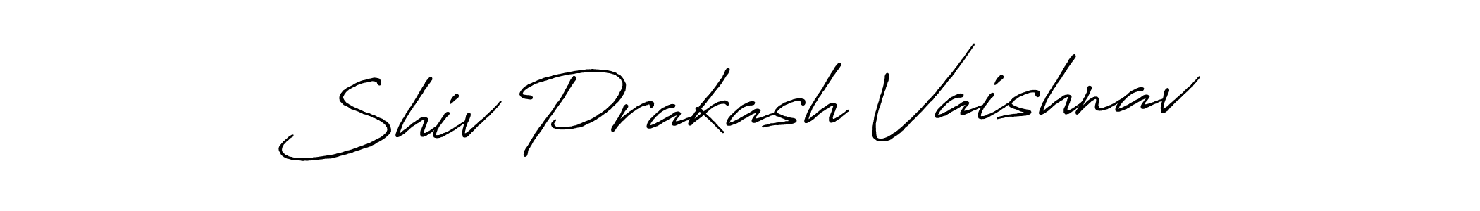 Use a signature maker to create a handwritten signature online. With this signature software, you can design (Antro_Vectra_Bolder) your own signature for name Shiv Prakash Vaishnav. Shiv Prakash Vaishnav signature style 7 images and pictures png