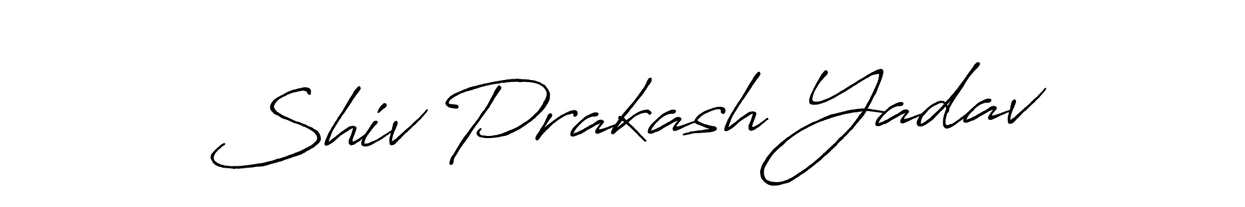 Also we have Shiv Prakash Yadav name is the best signature style. Create professional handwritten signature collection using Antro_Vectra_Bolder autograph style. Shiv Prakash Yadav signature style 7 images and pictures png