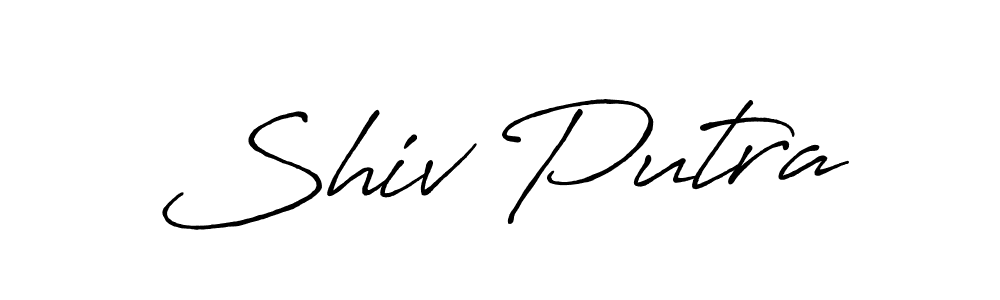 It looks lik you need a new signature style for name Shiv Putra. Design unique handwritten (Antro_Vectra_Bolder) signature with our free signature maker in just a few clicks. Shiv Putra signature style 7 images and pictures png