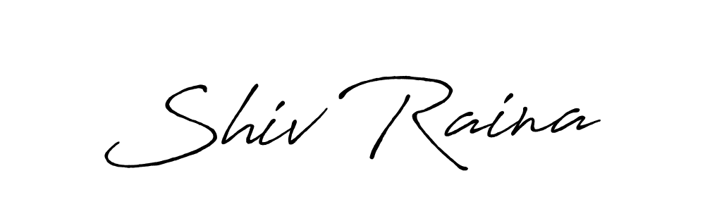 The best way (Antro_Vectra_Bolder) to make a short signature is to pick only two or three words in your name. The name Shiv Raina include a total of six letters. For converting this name. Shiv Raina signature style 7 images and pictures png