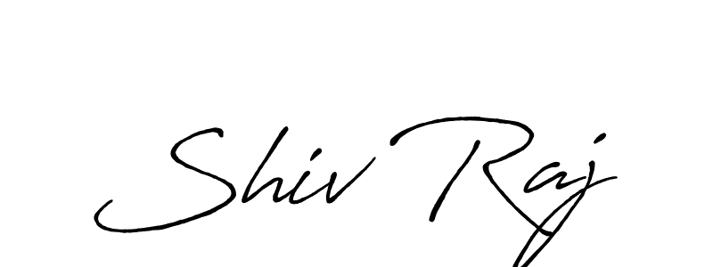 How to make Shiv Raj signature? Antro_Vectra_Bolder is a professional autograph style. Create handwritten signature for Shiv Raj name. Shiv Raj signature style 7 images and pictures png