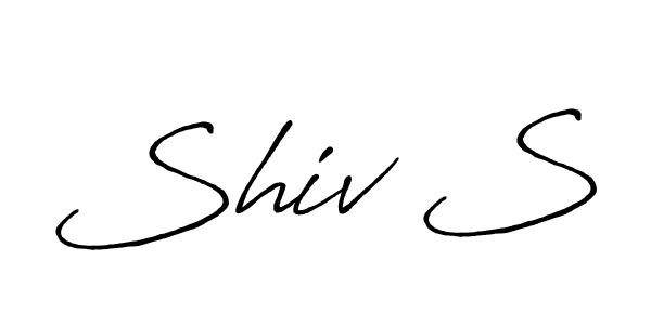 How to Draw Shiv S signature style? Antro_Vectra_Bolder is a latest design signature styles for name Shiv S. Shiv S signature style 7 images and pictures png