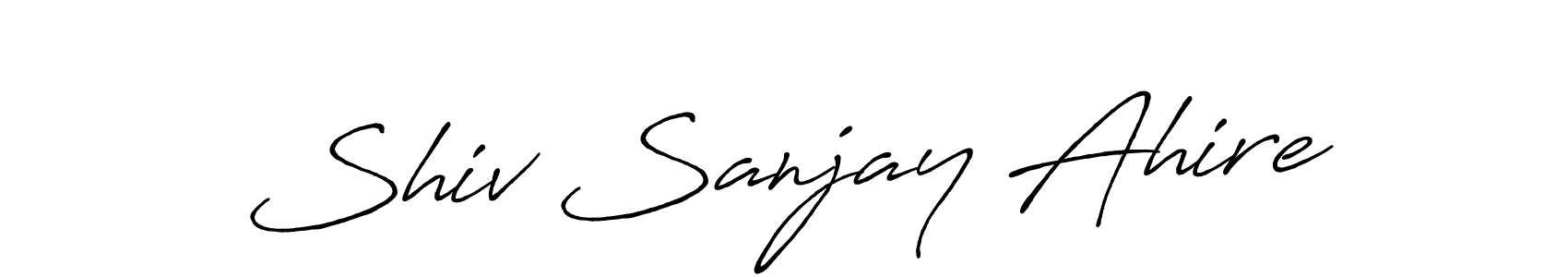 Make a short Shiv Sanjay Ahire signature style. Manage your documents anywhere anytime using Antro_Vectra_Bolder. Create and add eSignatures, submit forms, share and send files easily. Shiv Sanjay Ahire signature style 7 images and pictures png
