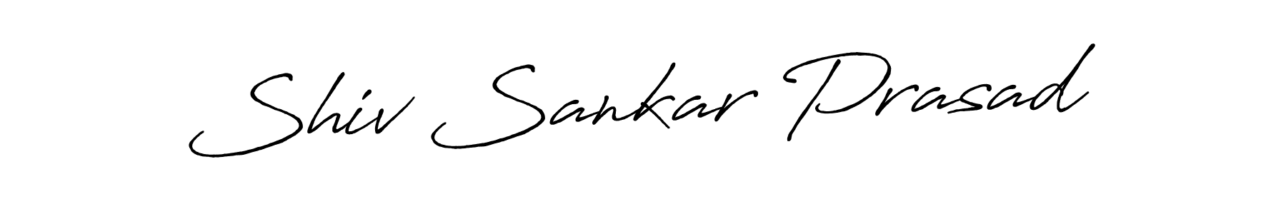 Design your own signature with our free online signature maker. With this signature software, you can create a handwritten (Antro_Vectra_Bolder) signature for name Shiv Sankar Prasad. Shiv Sankar Prasad signature style 7 images and pictures png