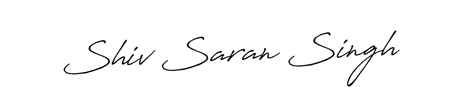 Also we have Shiv Saran Singh name is the best signature style. Create professional handwritten signature collection using Antro_Vectra_Bolder autograph style. Shiv Saran Singh signature style 7 images and pictures png