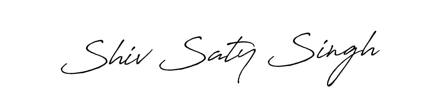 The best way (Antro_Vectra_Bolder) to make a short signature is to pick only two or three words in your name. The name Shiv Saty Singh include a total of six letters. For converting this name. Shiv Saty Singh signature style 7 images and pictures png