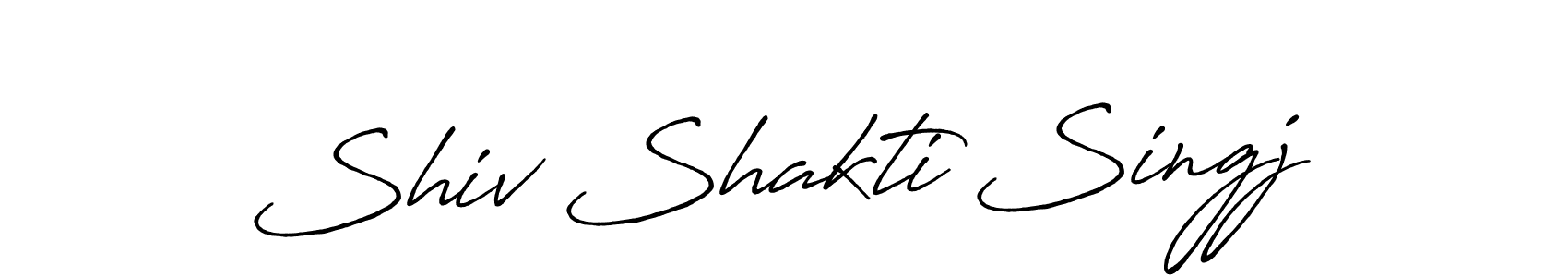 How to make Shiv Shakti Singj signature? Antro_Vectra_Bolder is a professional autograph style. Create handwritten signature for Shiv Shakti Singj name. Shiv Shakti Singj signature style 7 images and pictures png