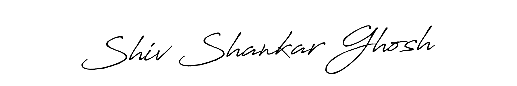 Create a beautiful signature design for name Shiv Shankar Ghosh. With this signature (Antro_Vectra_Bolder) fonts, you can make a handwritten signature for free. Shiv Shankar Ghosh signature style 7 images and pictures png