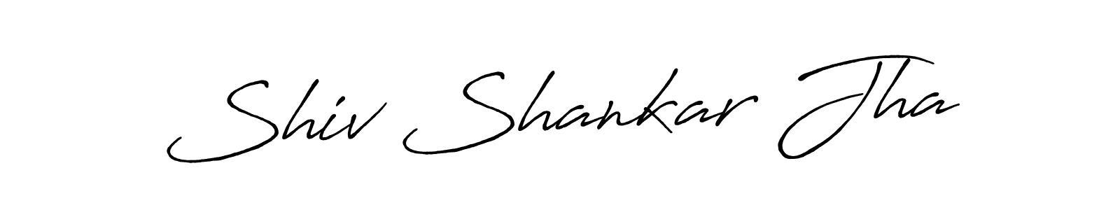 Also we have Shiv Shankar Jha name is the best signature style. Create professional handwritten signature collection using Antro_Vectra_Bolder autograph style. Shiv Shankar Jha signature style 7 images and pictures png