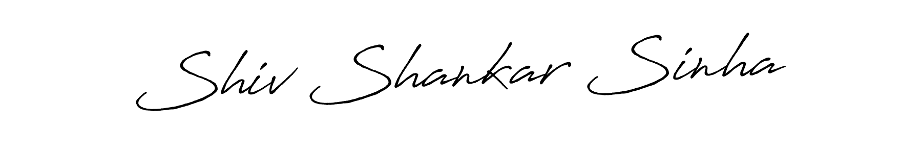 Shiv Shankar Sinha stylish signature style. Best Handwritten Sign (Antro_Vectra_Bolder) for my name. Handwritten Signature Collection Ideas for my name Shiv Shankar Sinha. Shiv Shankar Sinha signature style 7 images and pictures png