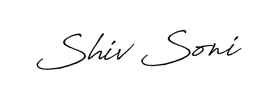 Make a beautiful signature design for name Shiv Soni. Use this online signature maker to create a handwritten signature for free. Shiv Soni signature style 7 images and pictures png