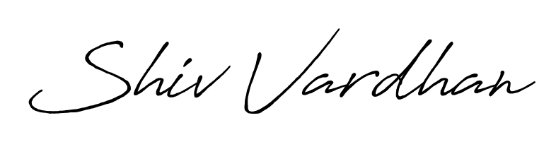 Make your name Shiv Vardhan memorable on every contract using Antro_Vectra_Bolder autograph style. Instant transparent background export available. Shiv Vardhan signature style 7 images and pictures png