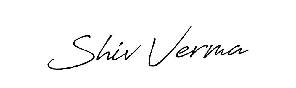 You can use this online signature creator to create a handwritten signature for the name Shiv Verma. This is the best online autograph maker. Shiv Verma signature style 7 images and pictures png
