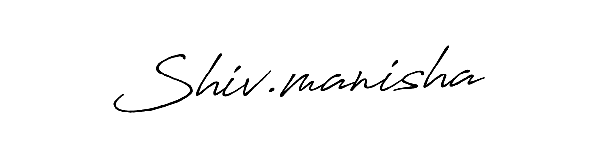 How to Draw Shiv.manisha signature style? Antro_Vectra_Bolder is a latest design signature styles for name Shiv.manisha. Shiv.manisha signature style 7 images and pictures png