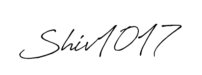 Also we have Shiv1017 name is the best signature style. Create professional handwritten signature collection using Antro_Vectra_Bolder autograph style. Shiv1017 signature style 7 images and pictures png