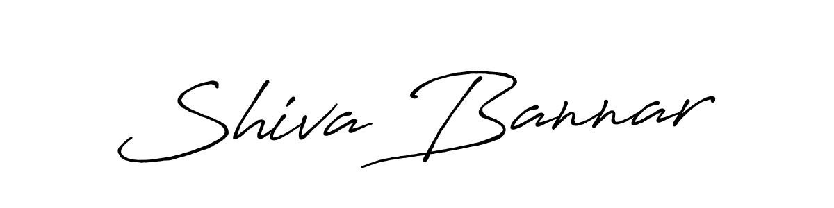 Create a beautiful signature design for name Shiva Bannar. With this signature (Antro_Vectra_Bolder) fonts, you can make a handwritten signature for free. Shiva Bannar signature style 7 images and pictures png