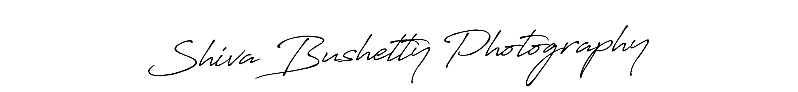 How to make Shiva Bushetty Photography name signature. Use Antro_Vectra_Bolder style for creating short signs online. This is the latest handwritten sign. Shiva Bushetty Photography signature style 7 images and pictures png