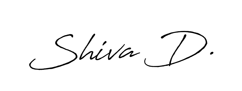 Also we have Shiva D. name is the best signature style. Create professional handwritten signature collection using Antro_Vectra_Bolder autograph style. Shiva D. signature style 7 images and pictures png