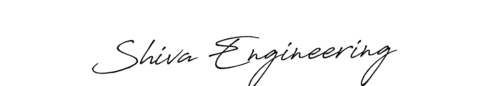 Shiva Engineering stylish signature style. Best Handwritten Sign (Antro_Vectra_Bolder) for my name. Handwritten Signature Collection Ideas for my name Shiva Engineering. Shiva Engineering signature style 7 images and pictures png