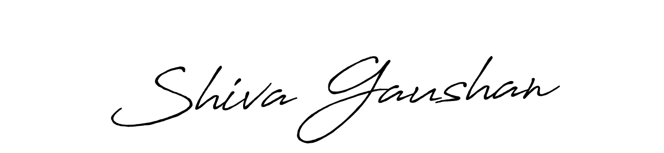 Also You can easily find your signature by using the search form. We will create Shiva Gaushan name handwritten signature images for you free of cost using Antro_Vectra_Bolder sign style. Shiva Gaushan signature style 7 images and pictures png