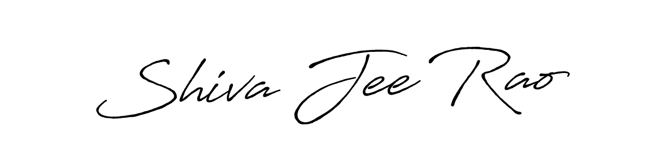 It looks lik you need a new signature style for name Shiva Jee Rao. Design unique handwritten (Antro_Vectra_Bolder) signature with our free signature maker in just a few clicks. Shiva Jee Rao signature style 7 images and pictures png