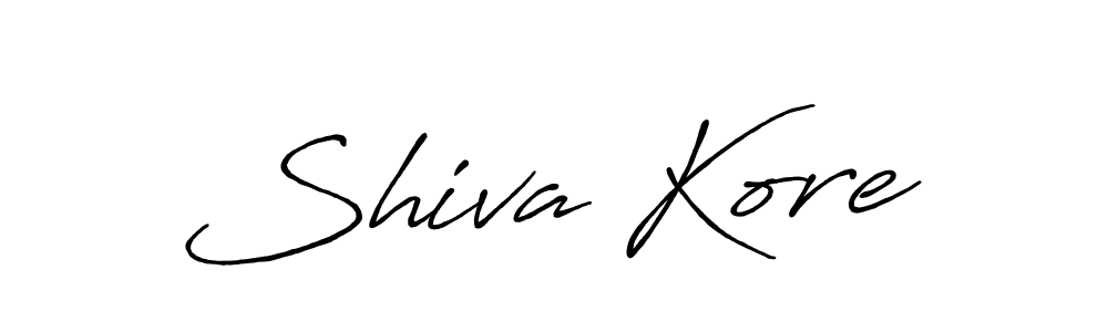 Design your own signature with our free online signature maker. With this signature software, you can create a handwritten (Antro_Vectra_Bolder) signature for name Shiva Kore. Shiva Kore signature style 7 images and pictures png