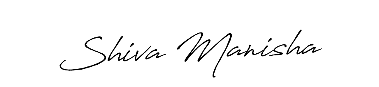 How to make Shiva Manisha signature? Antro_Vectra_Bolder is a professional autograph style. Create handwritten signature for Shiva Manisha name. Shiva Manisha signature style 7 images and pictures png
