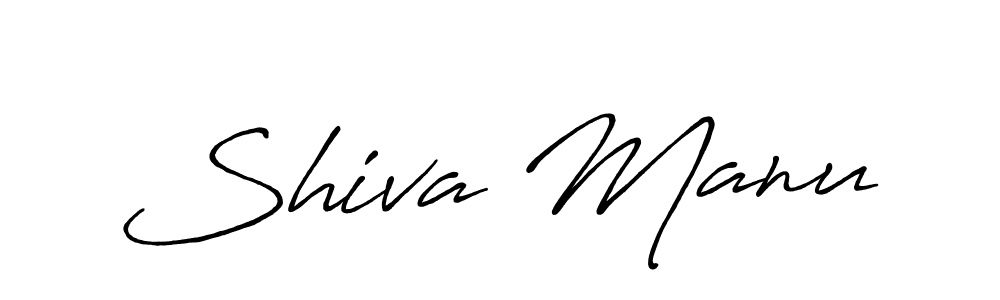 It looks lik you need a new signature style for name Shiva Manu. Design unique handwritten (Antro_Vectra_Bolder) signature with our free signature maker in just a few clicks. Shiva Manu signature style 7 images and pictures png