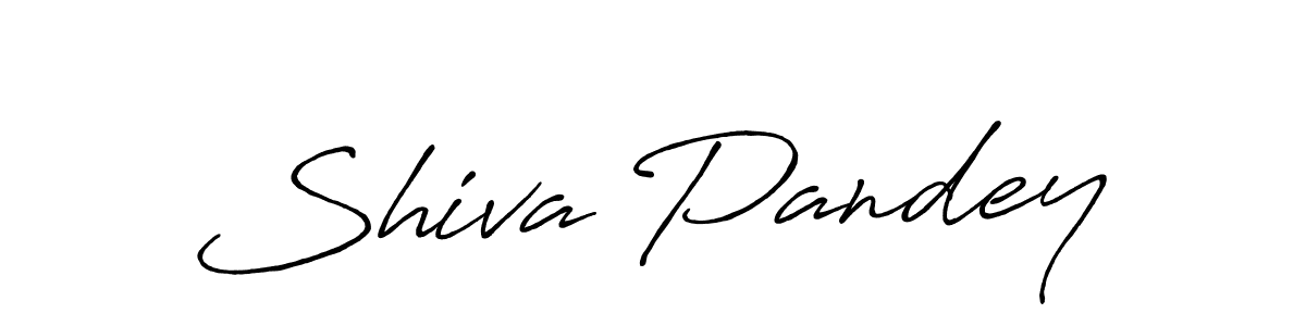 Also we have Shiva Pandey name is the best signature style. Create professional handwritten signature collection using Antro_Vectra_Bolder autograph style. Shiva Pandey signature style 7 images and pictures png