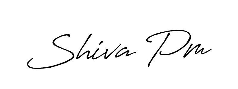 How to make Shiva Pm signature? Antro_Vectra_Bolder is a professional autograph style. Create handwritten signature for Shiva Pm name. Shiva Pm signature style 7 images and pictures png