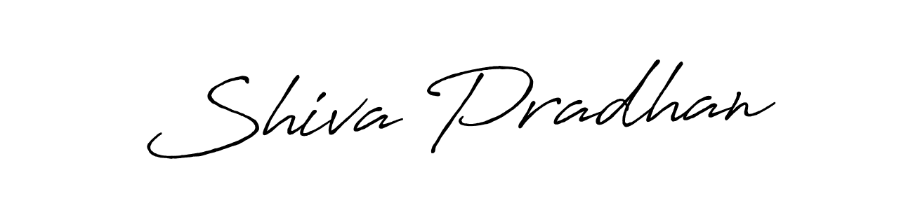 Use a signature maker to create a handwritten signature online. With this signature software, you can design (Antro_Vectra_Bolder) your own signature for name Shiva Pradhan. Shiva Pradhan signature style 7 images and pictures png