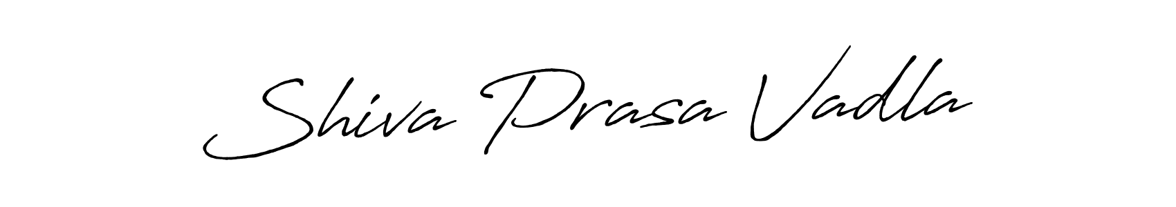 Make a beautiful signature design for name Shiva Prasa Vadla. With this signature (Antro_Vectra_Bolder) style, you can create a handwritten signature for free. Shiva Prasa Vadla signature style 7 images and pictures png