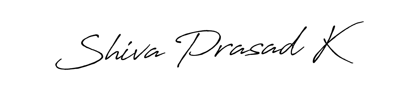 Use a signature maker to create a handwritten signature online. With this signature software, you can design (Antro_Vectra_Bolder) your own signature for name Shiva Prasad K. Shiva Prasad K signature style 7 images and pictures png