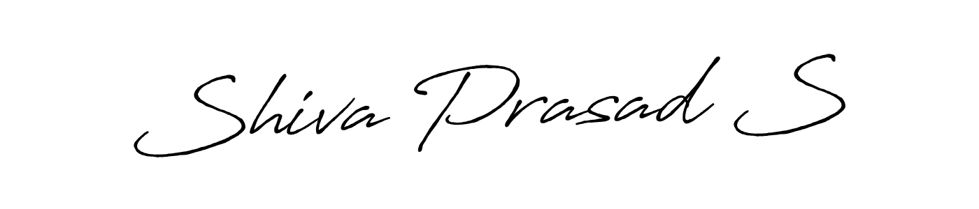 Also You can easily find your signature by using the search form. We will create Shiva Prasad S name handwritten signature images for you free of cost using Antro_Vectra_Bolder sign style. Shiva Prasad S signature style 7 images and pictures png