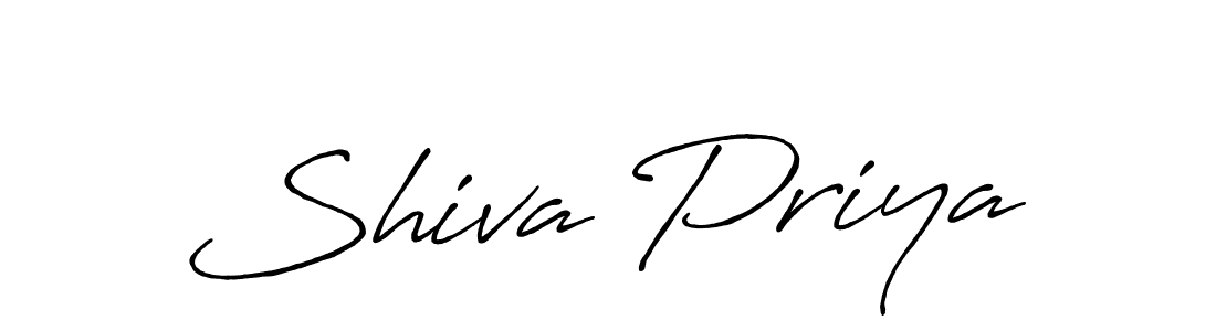 Once you've used our free online signature maker to create your best signature Antro_Vectra_Bolder style, it's time to enjoy all of the benefits that Shiva Priya name signing documents. Shiva Priya signature style 7 images and pictures png