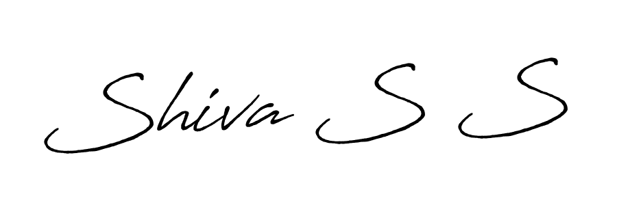 Best and Professional Signature Style for Shiva S S. Antro_Vectra_Bolder Best Signature Style Collection. Shiva S S signature style 7 images and pictures png