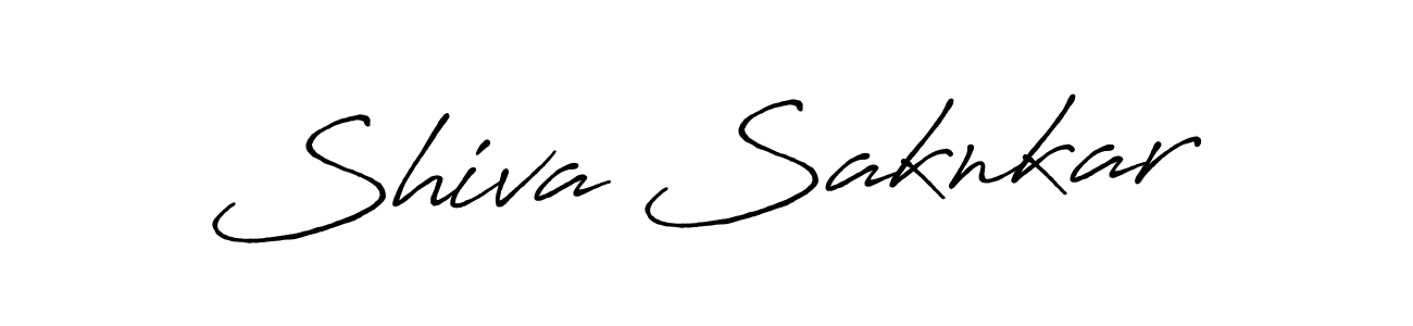 Shiva Saknkar stylish signature style. Best Handwritten Sign (Antro_Vectra_Bolder) for my name. Handwritten Signature Collection Ideas for my name Shiva Saknkar. Shiva Saknkar signature style 7 images and pictures png